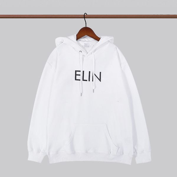 

designer mens womens warm hooded hoodies fashion streetwear pullover sweatshirts loose hoodies lovers clothing 08, Black