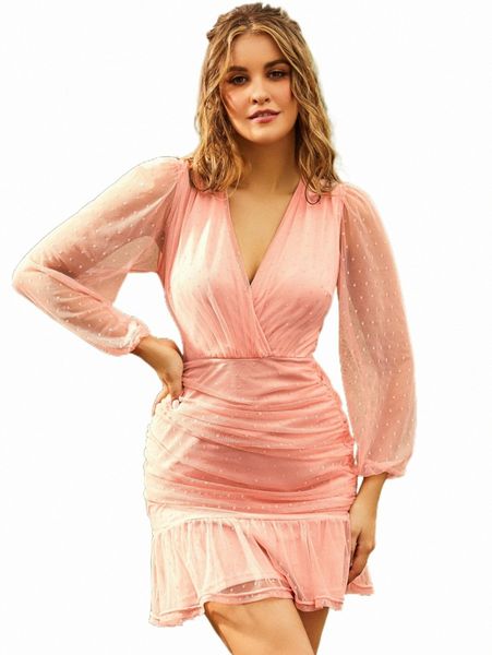 

casual dresses sbetro swiss dot ruched ruffle hem dress t8qo#, Black;gray