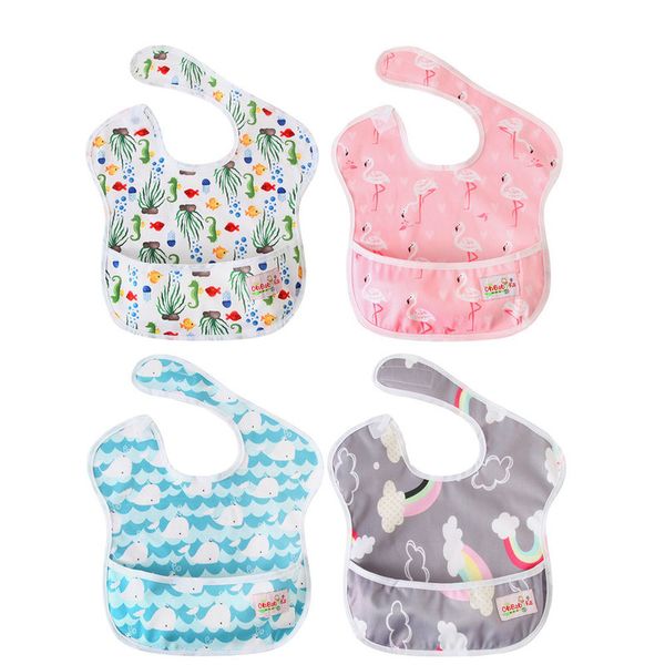 

bibs burp cloths ohbabyka regulowane liniaki dla dzieci wodoodporne na lunch baby cartoon karmienie tkaniny fartuch babador stuff 220906