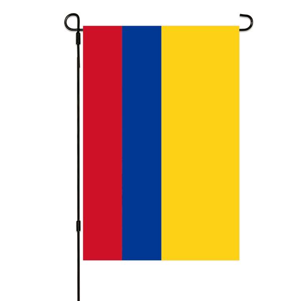 

colombia flag colombian garden flags 30x45cm vertical double sided patriotic small garden banner for yard outdoor decor