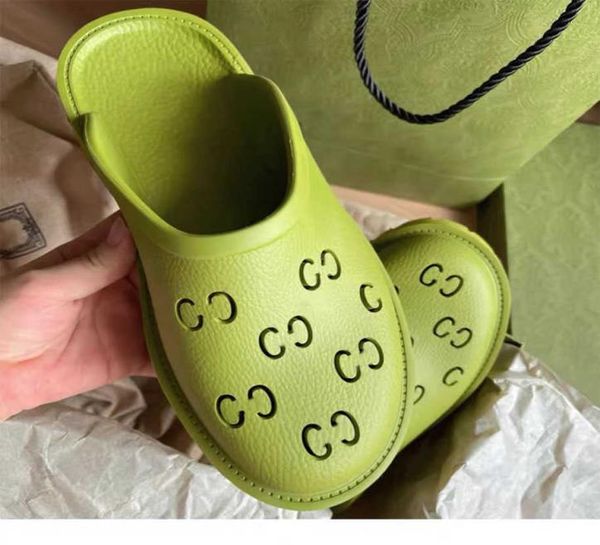 

2021 designer jelly women039s mid heel sandal slippers made of transparent materials fashionable and lovely sunny beac, Black