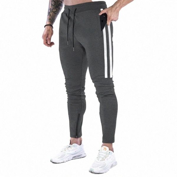 

men's pants men's fitness training sports pants jogger fashion casual feet weight loss bottoms sportswear f57d#, Black