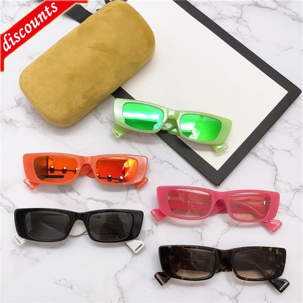 

designer sunglasses 2022 new g sunglass haili hailey same small frame women's style gg0516s, White;black