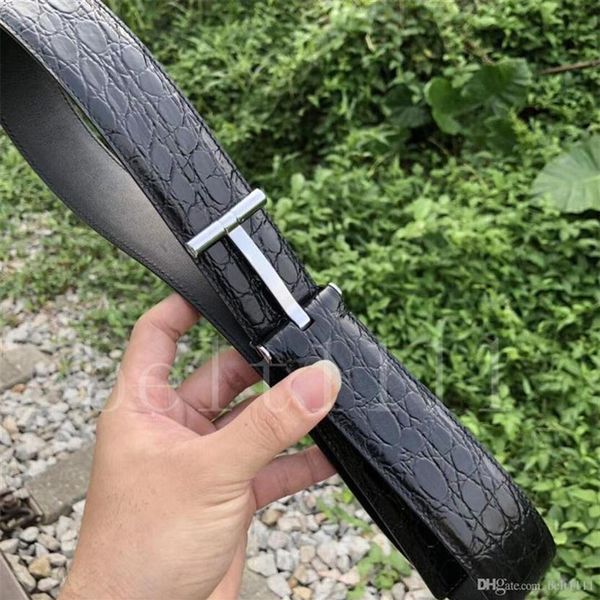 

2022 t designer belts men clothing accessories business belts for men big buckle fashion genuine leather belts with 278u286m, Black;brown