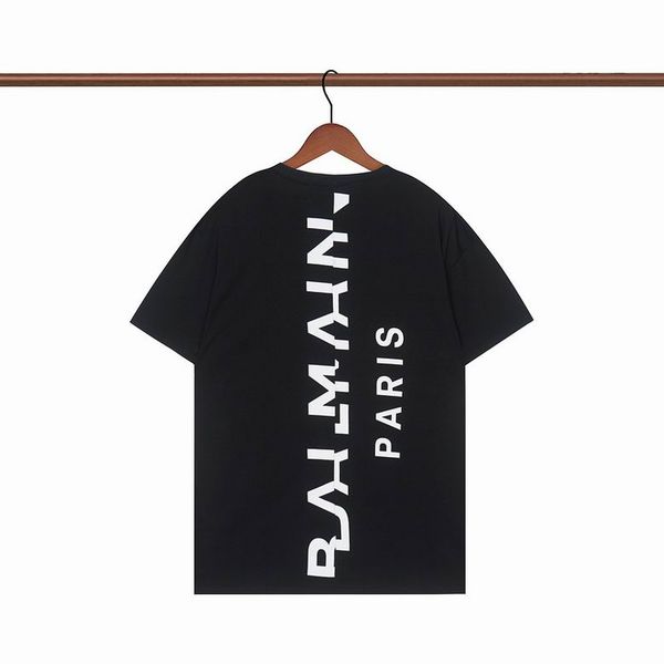 

realfine t shirts 5a balman exclusive cotton t-shirt with maxi logo on back for men size s-3xl, White;black