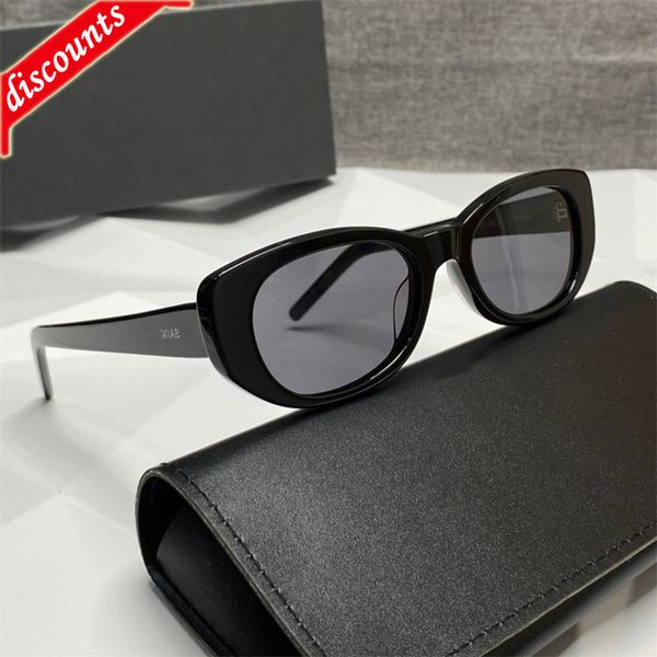 

designer sunglasses 2022 new small square slp ins same personalized sl316, White;black