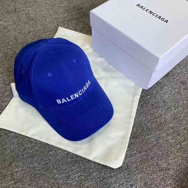 

hat original caps paris new klein blue embroidered baseball cap foreign style sun shading white for men and women, Blue;gray