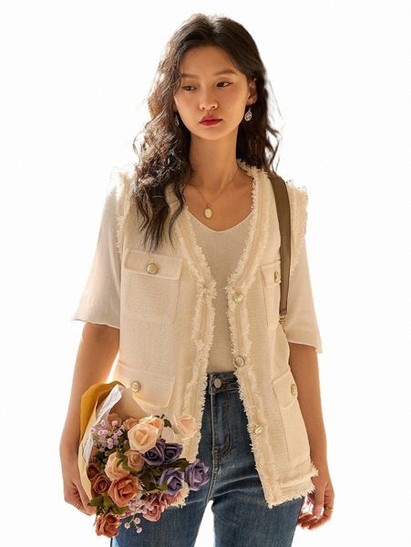 

women's down & parkas dazy solid flap pockets vest coat p5fc#, Black