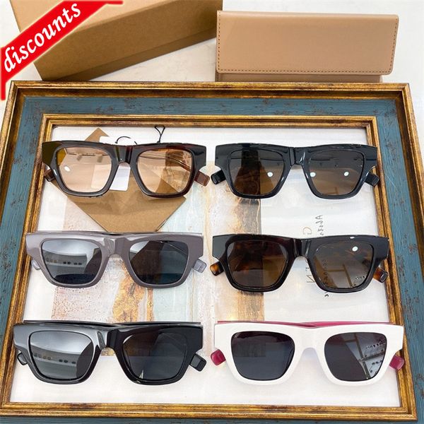 

designer sunglasses 2022 new square plate men's and women's ins net red same personalized be4360, White;black