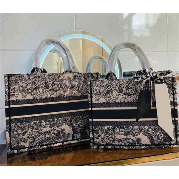 

luxury designer bags women's handbags letter 7a high end quality handbag tote embroidered book large capacity purse bag