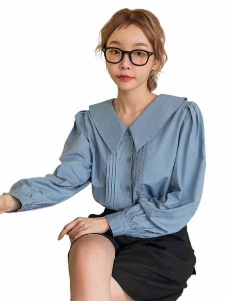 

women's blouses & shirts dazy fold pleated button front shirt u2c8#, White
