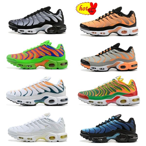 

running shoes 2022 classic tn plus casual shoes vapores og airs mens tns hiking safety orange black white grape blue gradient grey curry rev