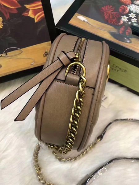 

women's fashion designers handbags shoulder bag crossbody tote purse handbag message bags classic pu leather #7743 gold chain mini 18.5
