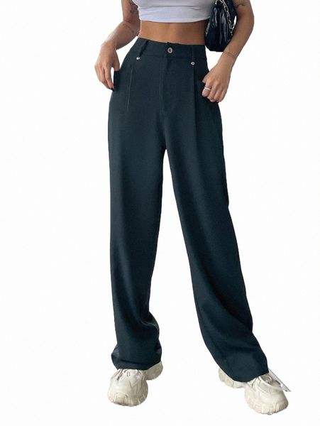 

women's pants & capris dazy high waist slant pocket pants e9bn#, Black;white