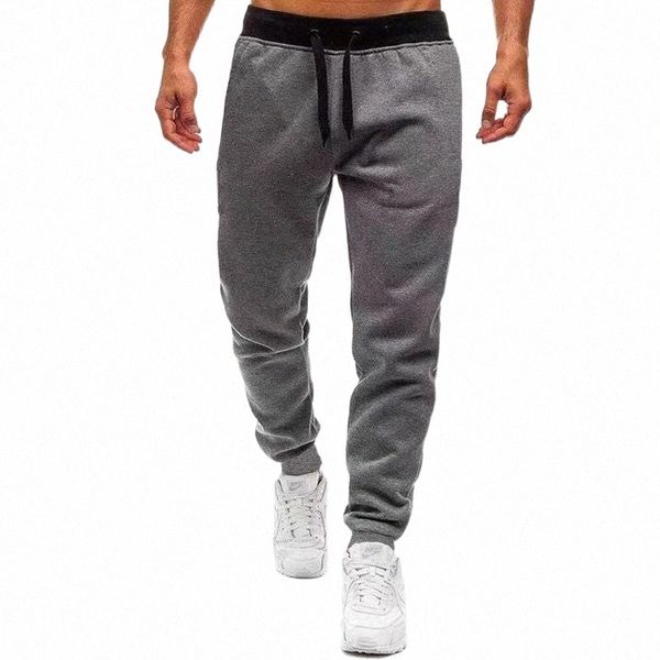 

men's pants men's pants thin running jogging men cotton soft bodybuilding joggers sweatpants long trousers sport training w1lu#, Black