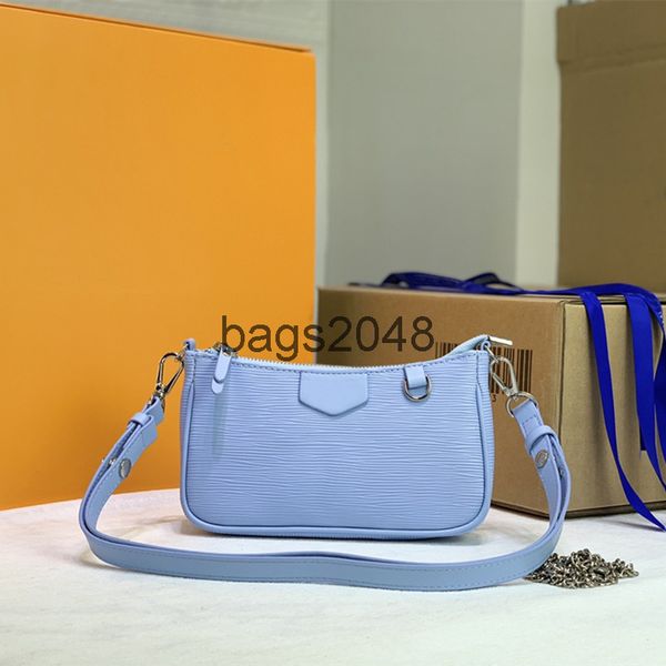 

evening lvs bags flat handbag luxury designer women shoulder bag fashion water ripple solid color messenger bags nice