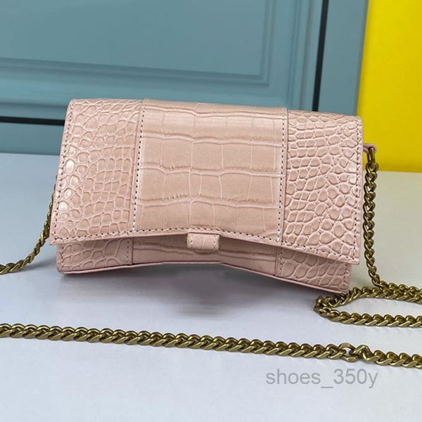 

evening bags alligator half moon bag crescent crossbody bags chain pink shoulder bags women flap handbag genuine leather purse