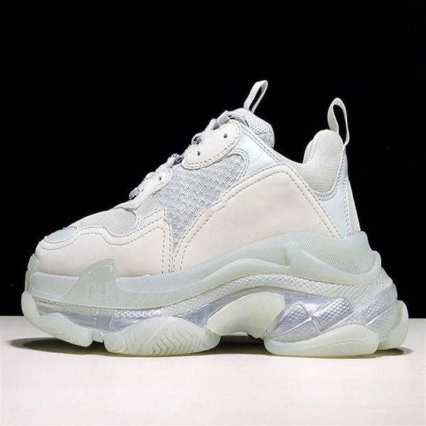 

ss light grey triple s designer low make old sneaker combination soles boots mens womens shoes fashion sports casual shoe chaussures1987