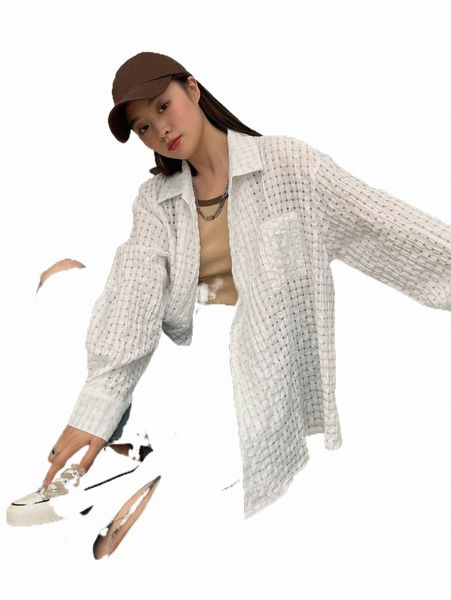 

women's blouses & shirts dazy solid drop shoulder oversized shirt v6vo#, White