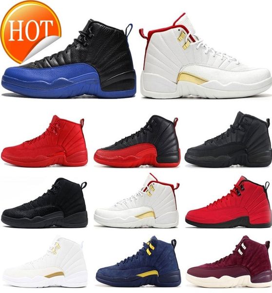 

mens 12s basketball shoes fiba game royal winterize gym red michigan bordea