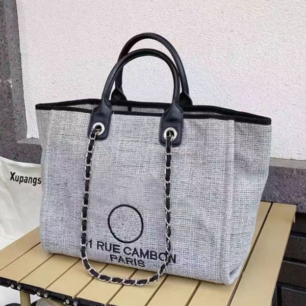 

luxury women's designers handbags beach bags ch brand canvas embroidered label women evening bag fashion large female backpack classic