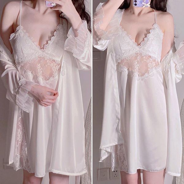 

summer women patchwork lace womens sleepwear spaghetti strap nightdress, Black;red