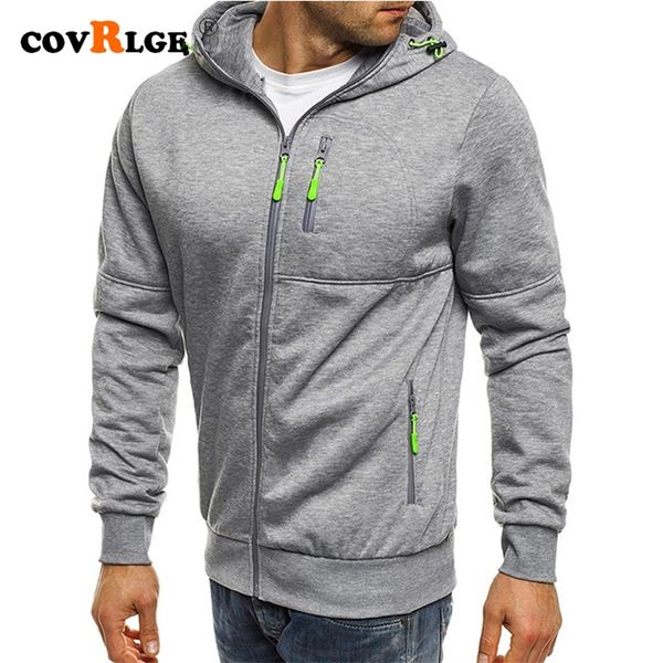 

mens hoodies sweatshirts covrlge spring mens jackets hooded coats casual zipper sweatshirts male tracksuit fashion jacket mens clothing oute, Black