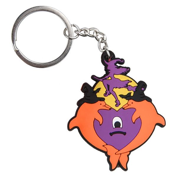 

key rings wholesales 3d anime cartoon keychain for boy girl gifts key ring cute pendants key holders bad bunny keychain, White;pink