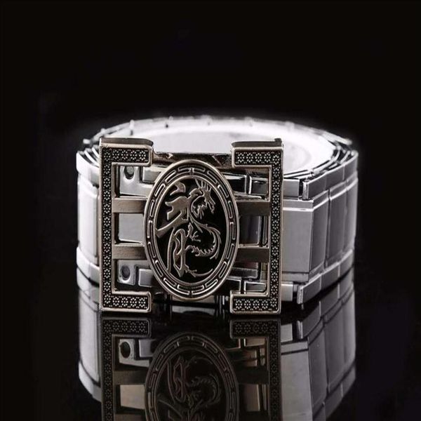 

stainls steel self-defense men's metal personality belt3081329l, Black;brown