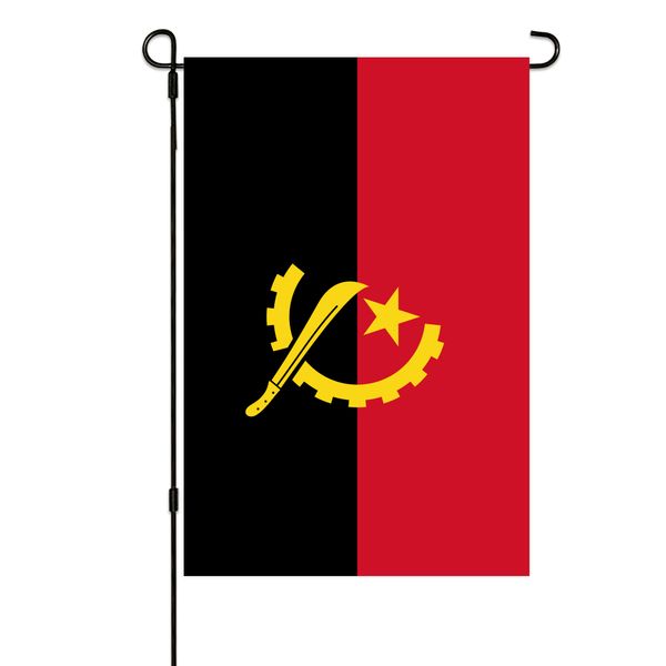 

angola flag angolan garden flags 30x45cm vertical double sided patriotic small garden banner for yard outdoor decor
