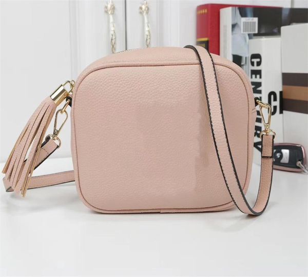 

designers women bags leather crossbody soho disco shoulder bag fringed messenger handbags purse wallet pink