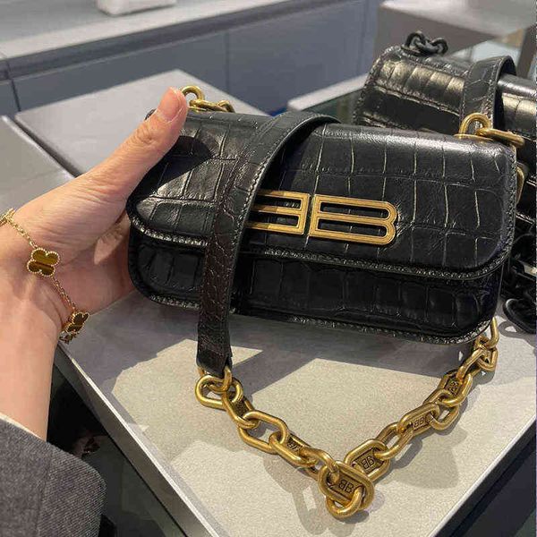 

designer bag fashion style bags bale'ciga's handbag b's magic stick armpit crocodile chain small square hourglass leisure han