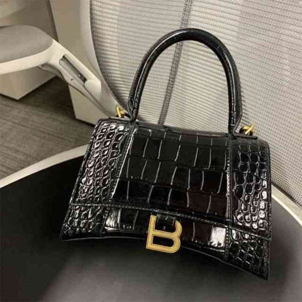 

bags balenciga correct luxurys handbag genuine leather women's fashion versatile alligator cross carrying portable same