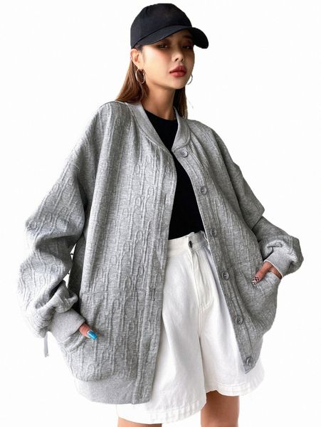 

women's jackets dazy drop shoulder textured button up bomber jacket o5d6#, Black;brown