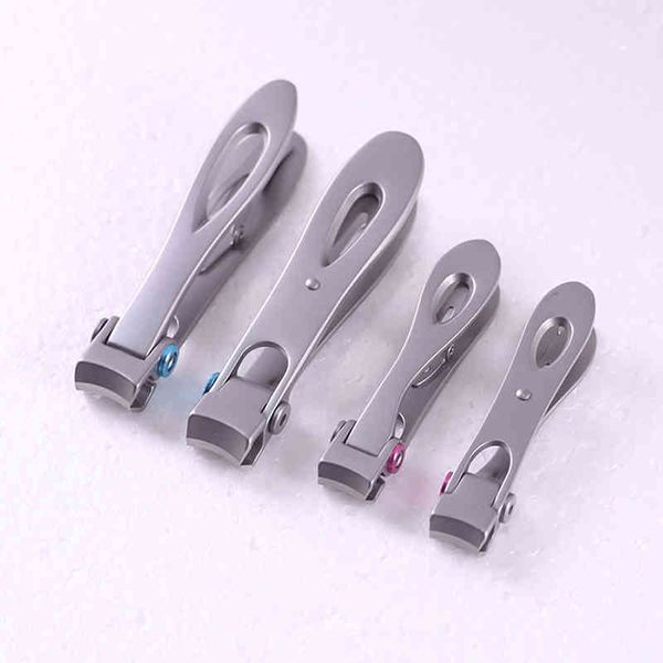 

nail clipper opening travel stainless steel fingernail cutter trimmer machine toenail scissors nippers plier nail file pedicure tool vtmhp19