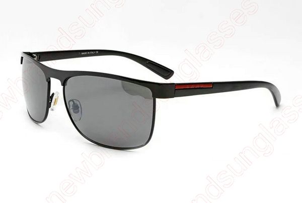 

2022 men metal classic retro square sunglass women glasses luxury symbole sunglasses triangle logo vintage mirror oculos de sol feminino uv4, White;black