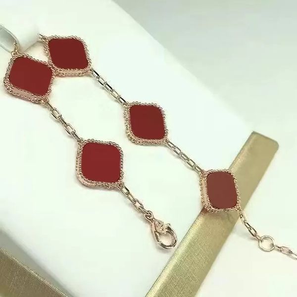 

chains designers luxury bracelet fashion classic charm bracelets bangle 18k gold agate mother for women girl wedding mother' day jewelr, Golden;silver