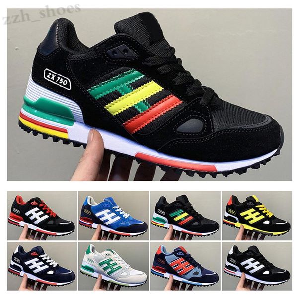 

2020 zx750 shoes sneakers zx 750 mens womens white red blue breathable athletic outdoor sports jogging walking shoes size 36-45 pr01282t, Black;brown
