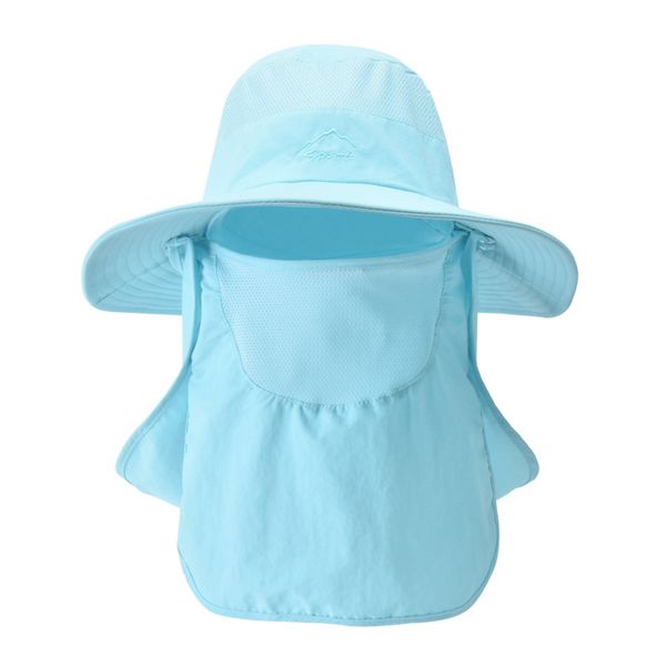 

fisherman sun hat summer outdoor sun hat fishing breathable sun hat, Blue;gray