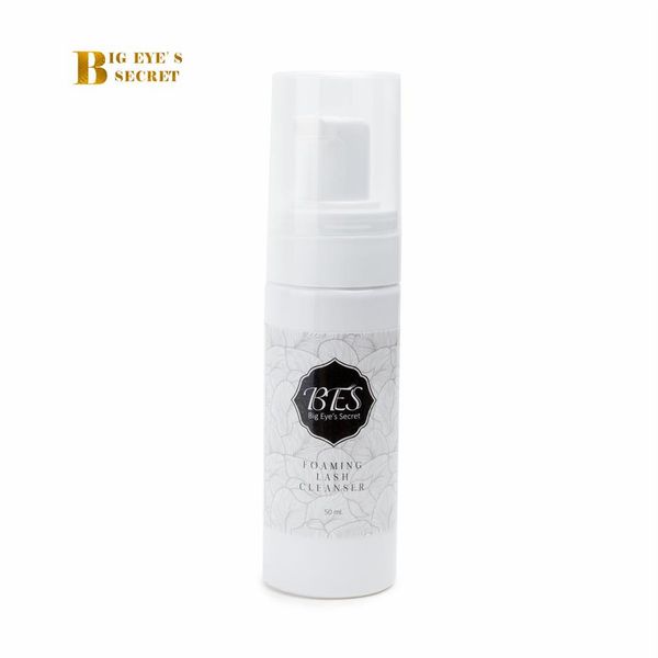 

big eye eyelash cleanser 50ml foam shampoo cleaning eye lashes foaming cleaner detergent before eyelash extension eyes makeup tool335r