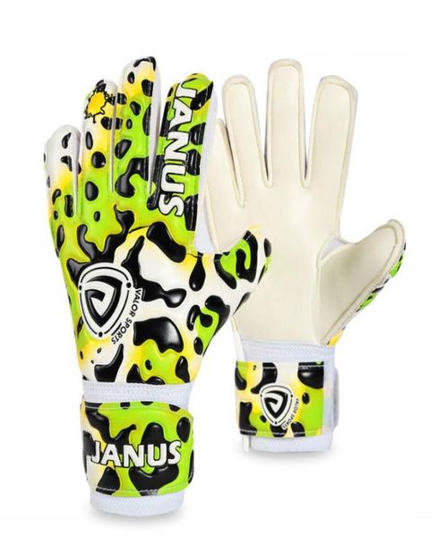 

professional children goalkeeper gloves with finger protection thickened la, Black