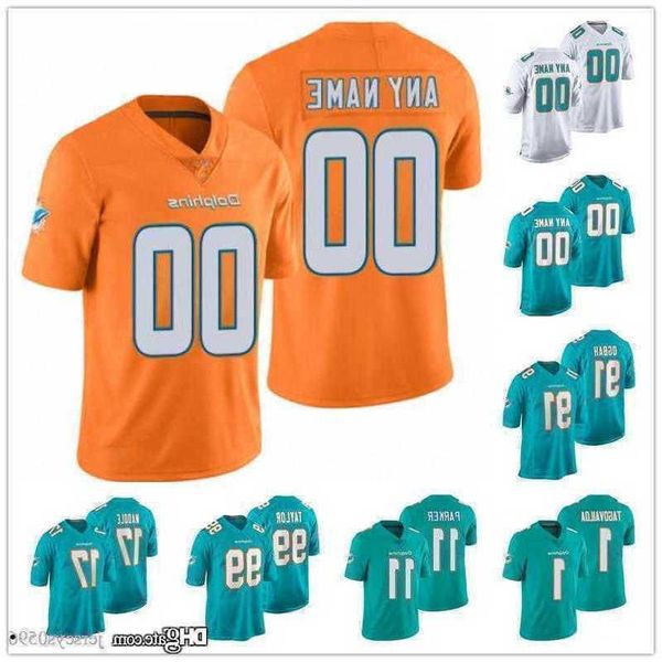 

football jerseys 10 tyreek hill custom miami''dolphins''17 jaylen waddle, Black;red