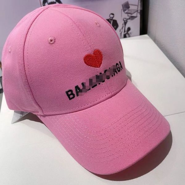 

designer hats high edition red love letter embroidered baseball duck cap same red, Blue;gray