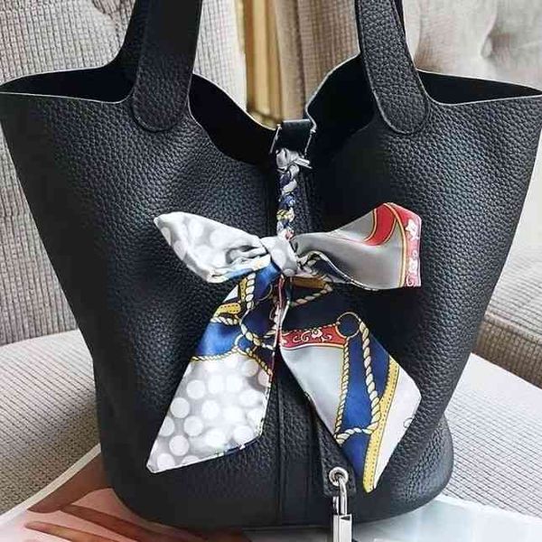 

bag designer fashion herme ladies vegetable basket bag women's leather new fashion versatile large capacity