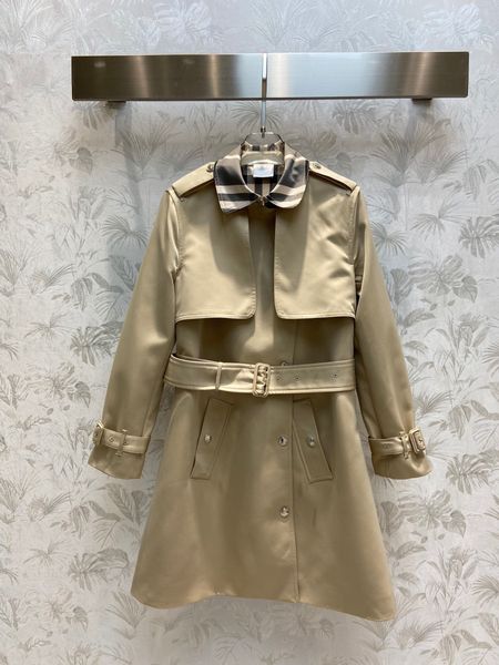 

designer women's trench coats autumn fashion office lady double breasted long trench coat women, Tan;black