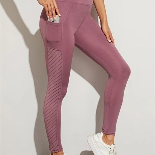 

womens leggings women seamless pink legging sport women fitness pocket legging fashion femme high waist gym leggings yoga clothing drop 2209, Black