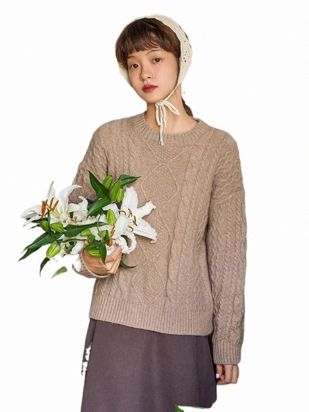 

women's sweaters dazy cable knit drop shoulder sweater l2f5#, White;black