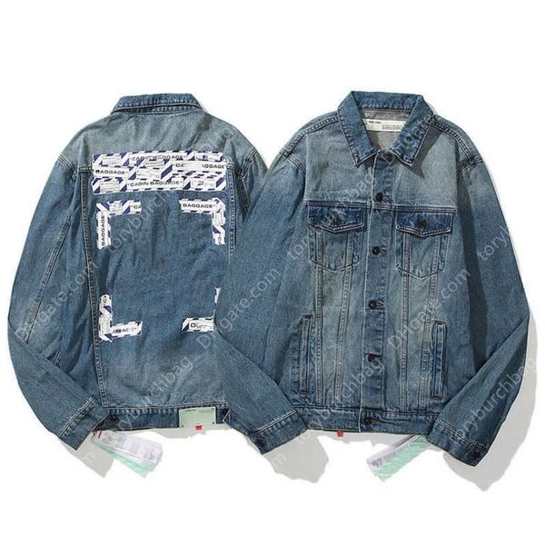 

men's jackets brand sweater designer offs hoodie men women jacket long sleeve casual clothes quality warm arrow hip hop outerwearev18, Black