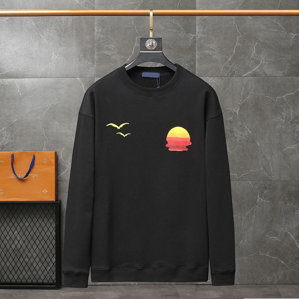 

men's hoodies sweatshirts 2022mua mens jumpers fashion long sleeve pullover man casua clothing women designer high street m90602, Black