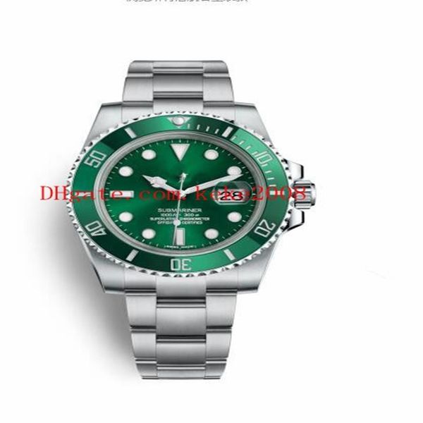 

6 colors -selling wristwatches 40mm 116613 116610 116619 114060 116618 stainless steel asia 2813 movement automatic mens watch260b, Slivery;brown